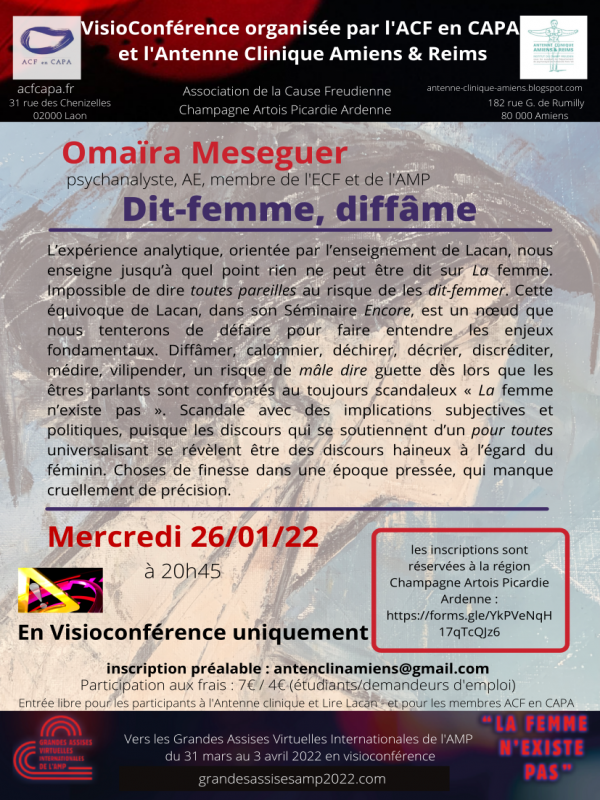 Visio-conférence d'Omaïra MESEGUER