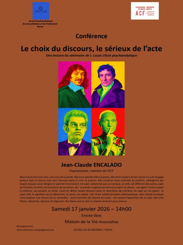 Le choix du discours, le sérieux de l’acte