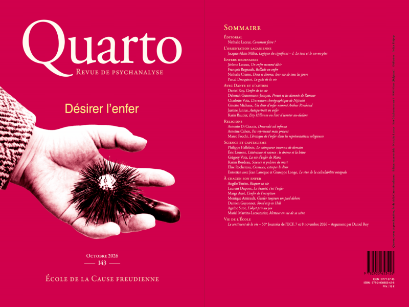 Désirer l'enfer